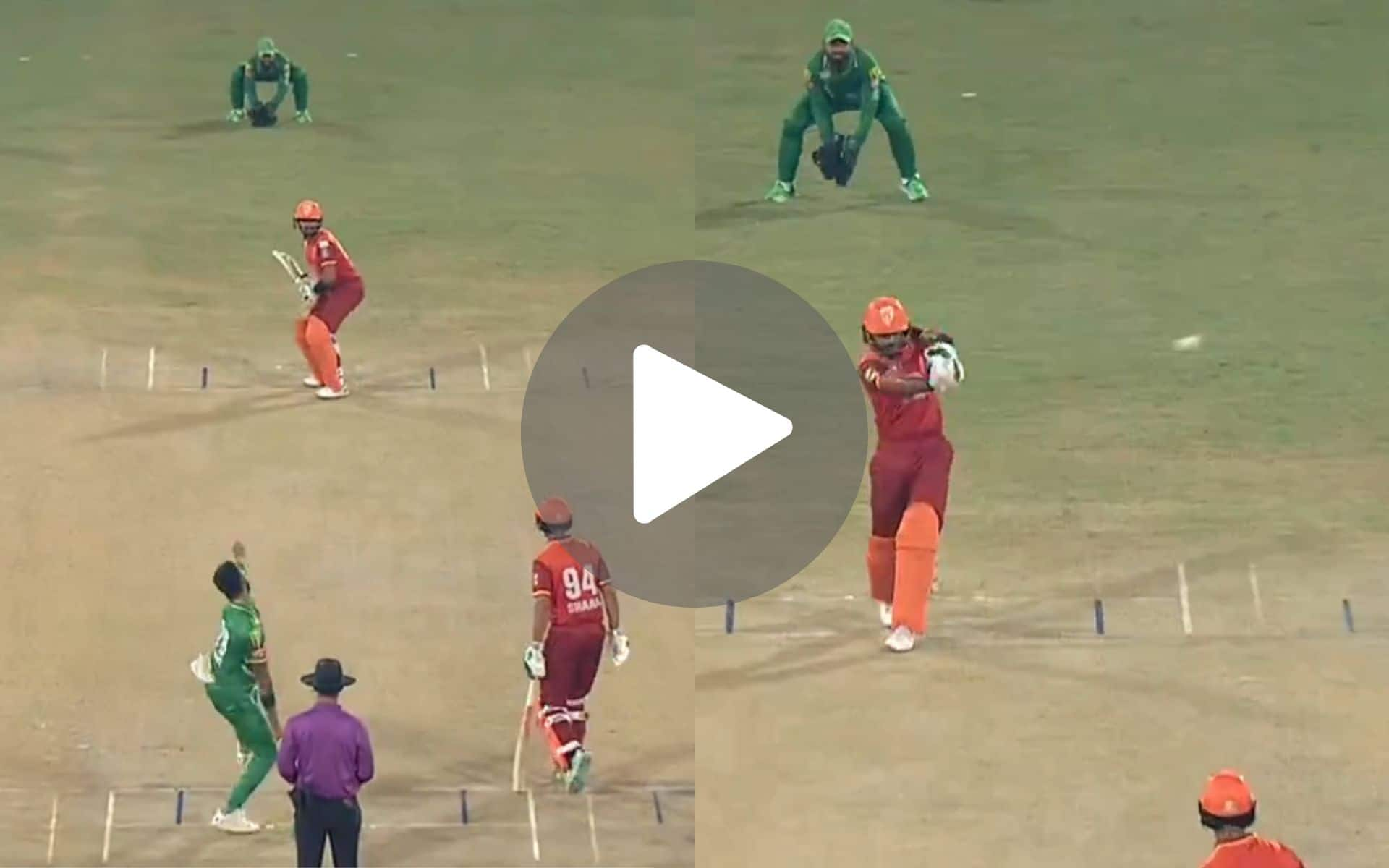 [Watch] 4, 4, 4, 4, 4 - Babar Azam Schools Naseem Shah’s Pace Mate In Pakistan's Champions Cup